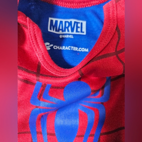 Halloween Marvel Spiderman Sleepsuit and Hat Set - size: 3-6 months - Picture 2 of 5